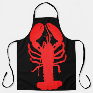Tablier de homard rouge
