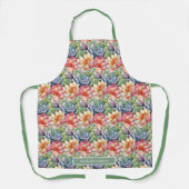 Tablier de jardinage coloré pour cactus et succule (Recto)