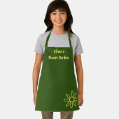 Tablier de jardinage de la fille, vert, mignon, so (Insitu)