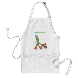 Tablier de jardinage d'haricot