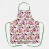 Tablier de jardinage floral papillon (Recto)