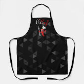 Tablier de jefe de cocina guindilla gracioso (Recto)