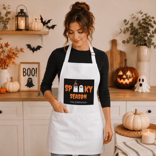 Tablier de la Saison Effrayante – Cadeau de Cuisin