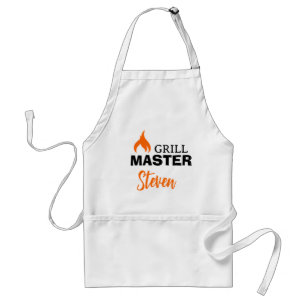 Tablier de maître de grill personnalisé - COO! ♨️
