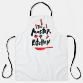 Tablier de Maîtrise de Cuisine : Dessin de Délice (Recto)