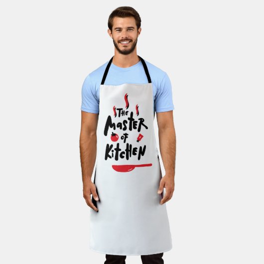 Tablier de Maîtrise de Cuisine : Dessin de Délice (Porté)