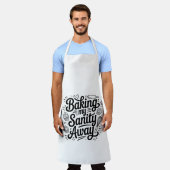 Tablier de maman drôle de cuisson – Cuire ma santé (Porté)