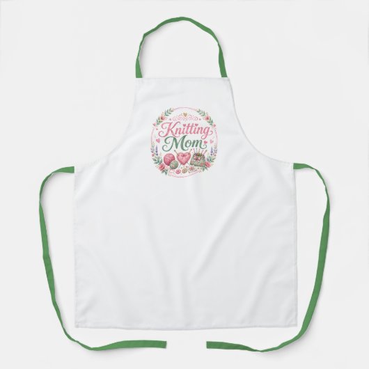 Tablier de maman tricotant (Recto)