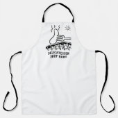 Tablier de marque avec Barbecue Saucage Image (Recto)