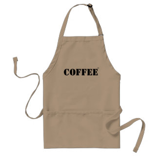 Tablier de marque de café
