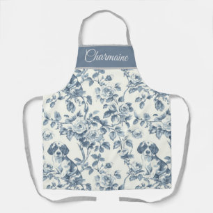 Tablier de Motif Vintage floral sur mesure avec no