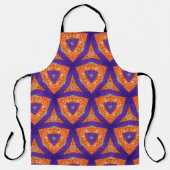 Tablier de Motif violet et orange (Recto)