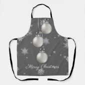 Tablier de Noël Argent (Recto)