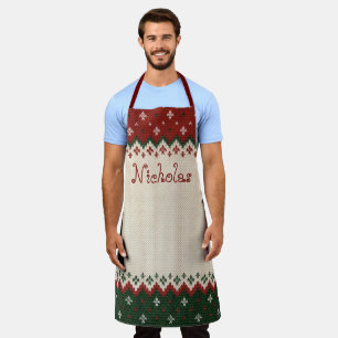 Tablier de Noël au crochet pour les fêtes