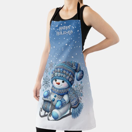 Tablier de Noël de Snowman (Insitu)