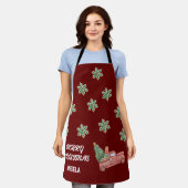 Tablier de Noël des flocons de neige (Porté)