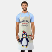 Tablier de Noël familial personnalisé (Porté)