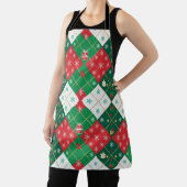 Tablier de Noël « Festive Argyle Cheer » (Insitu)