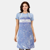 Tablier de Noël Flocon de neige personnalisé (Porté)