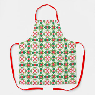 Tablier de Noël patchwork quilt