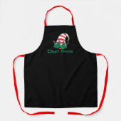 Tablier de Noël personnalisé pour le chef de famil (Recto)