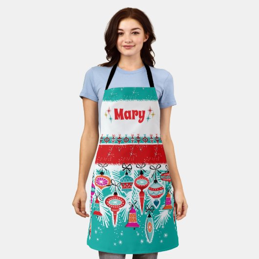 Tablier de Noël sur mesure (Porté)