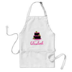 Tablier de nom de gâteau de chef de boulangerie d