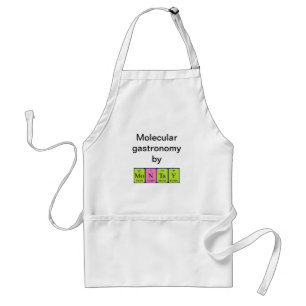 Tablier de nom de table périodique Montay