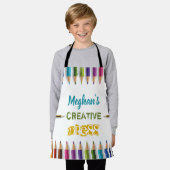 Tablier de nom personnalisé pour enfants (Porté)