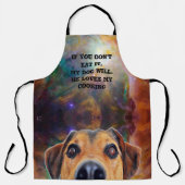tablier de nourriture pour chien de cuisine (Recto)