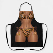 Tablier de nouveauté d'impression de bikini Luxe L (Recto)