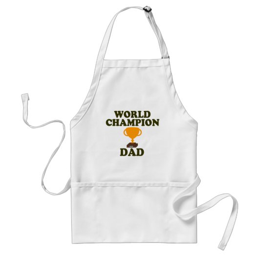 Tablier de papa de champion du monde (Devant)