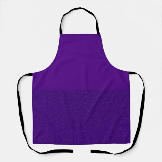 Tablier de Parties scintillant violet à deux tons  (Recto)