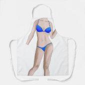 Tablier de peinture à l'huile pour fille Bikini (Recto)