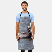 tablier de Pélican Brown (Porté)