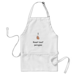 Tablier de perogies de boeuf de rôti du coeur I