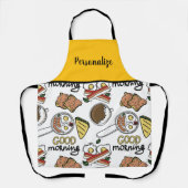 Tablier de petit-déjeuner Bonjour (Recto)