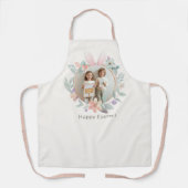 Tablier de photo de Pâques pastel élégant (Recto)