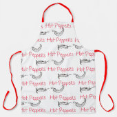 Tablier de poivre chaud avec dessins Jalapeno (Recto)