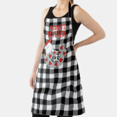 Tablier de poulet personnalisé avec coeur (Insitu)