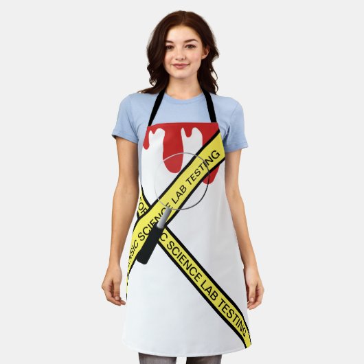 Tablier de professeur de classe de test de laborat (Porté)