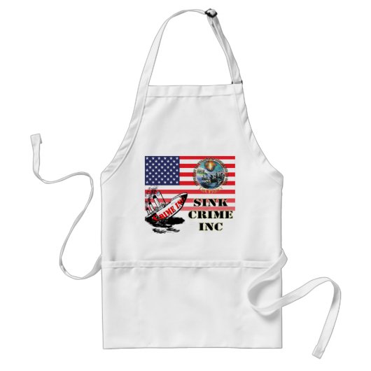 Tablier de rébellion de drapeau du crime inc. (Devant)