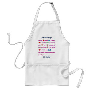 Tablier de recette de mère