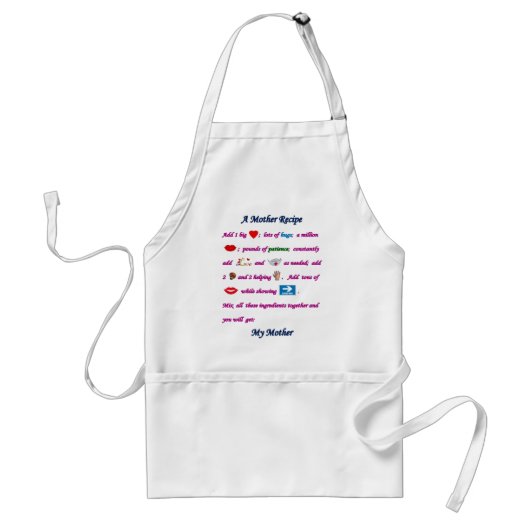 Tablier de recette de mère (Devant)