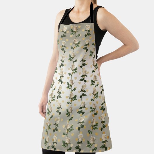 Tablier de roses blanches (Insitu)