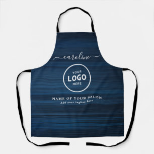 Tablier de salon moderne tendance avec logo