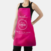 Tablier de salon moderne tendance avec logo (Insitu)