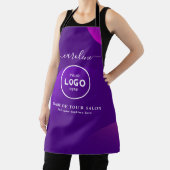 Tablier de salon moderne tendance avec logo (Insitu)