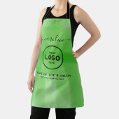 Tablier de salon moderne tendance avec logo (Insitu)