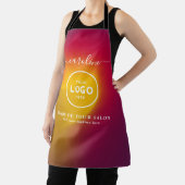 Tablier de salon moderne tendance avec logo (Insitu)